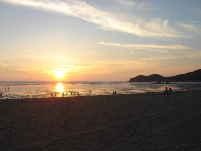 Sunset in Muuido Island, South Korea.