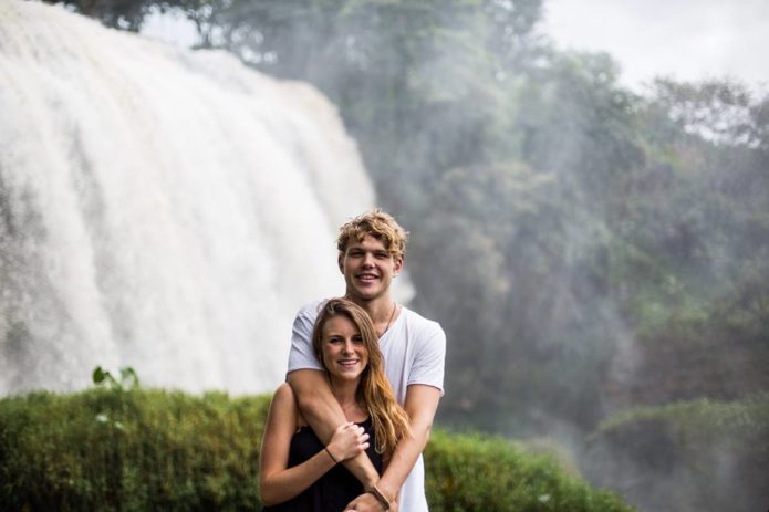 The stunning Elephant Falls in Dalat.