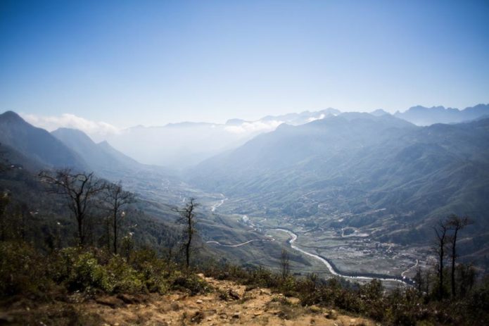 The Hoàng Liên Son mountain range, Sapa, Vietnam.
