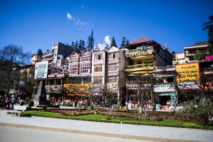 Sapa Village on a sunny day - Vietnam.