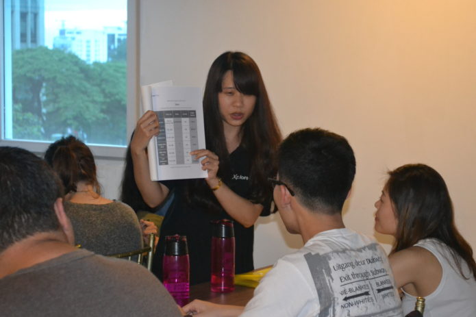 Learning to be a teacher in Vietnam.