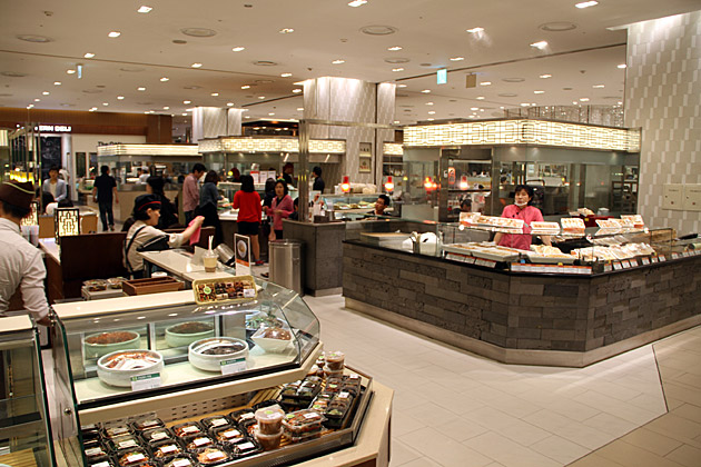 food court at the world's largest department store.