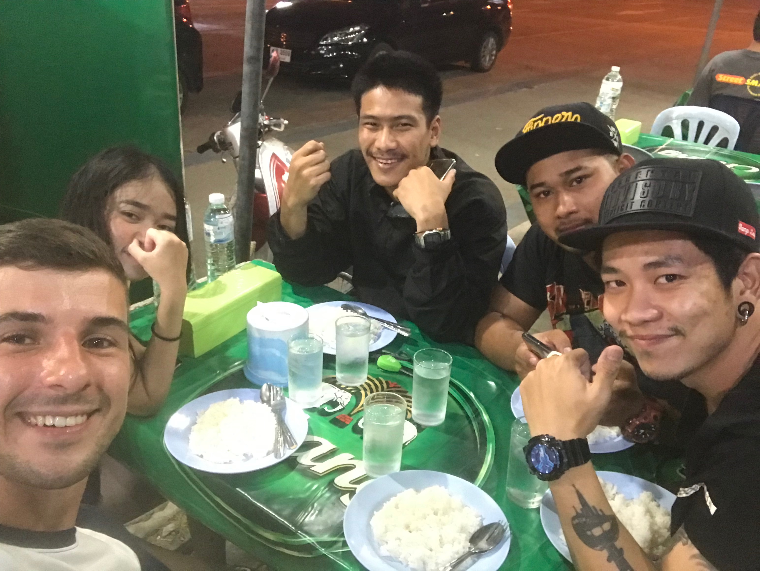 Eating street food is the perfect way to make your teacher's salary in Thailand go far