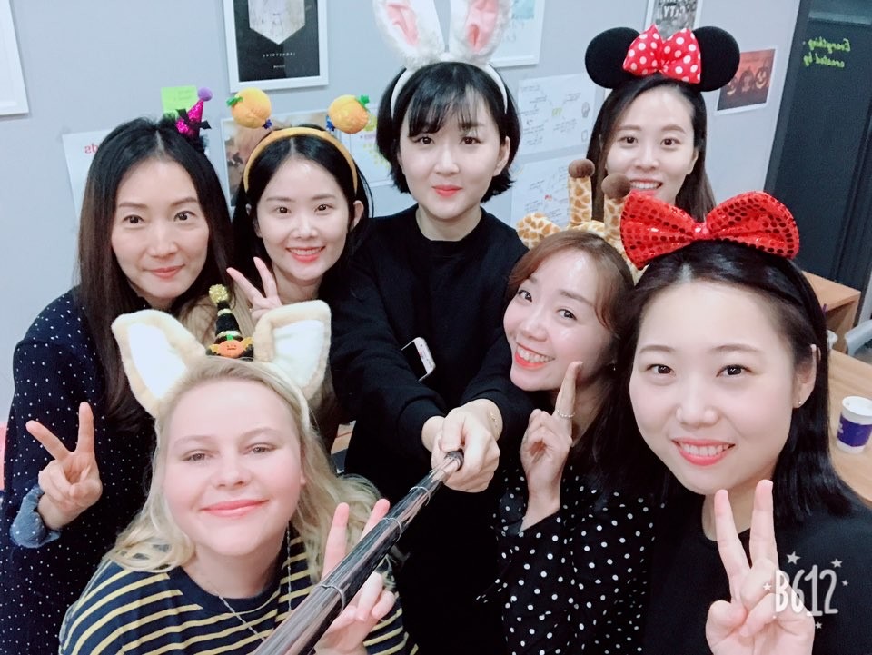 women in a classroom