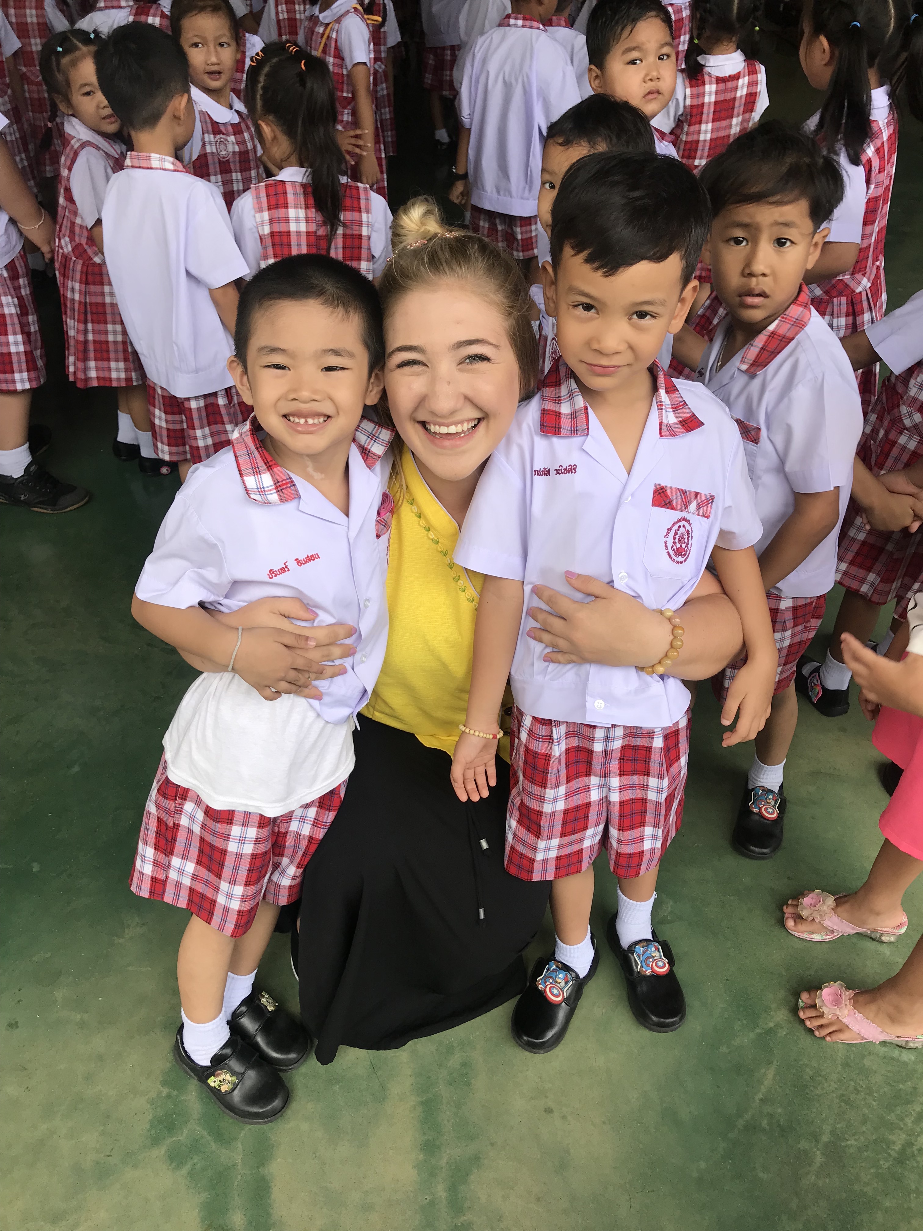 Brooke Mazac teaching abroad in Thailand