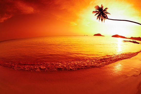 One of the top 10 beach sunsets in Thailand - Koh Mak