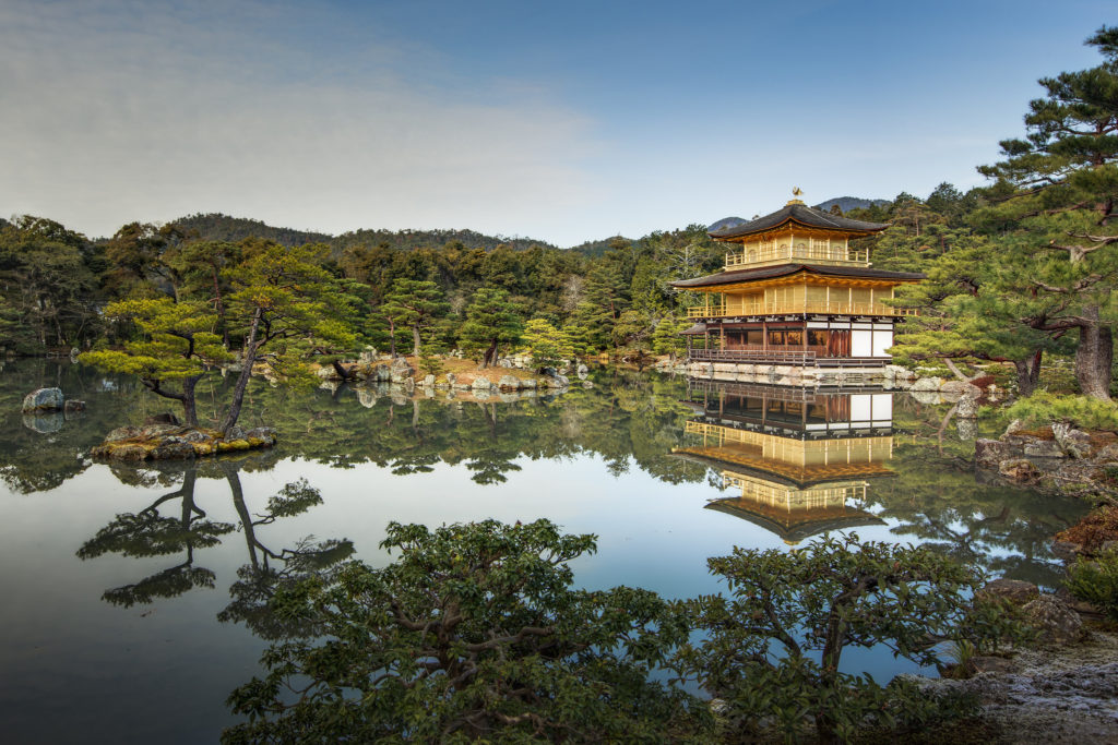 Kinkaku-ji Zen Buddhist Temple in Kyoto