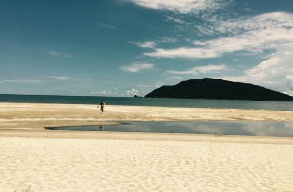 Laem Sala Beach is the most beautiful beach in Khao Sam Roi Yot National Park