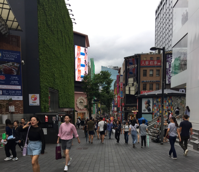 Myeongdong Street.