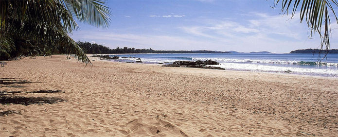 The Beautiful Ngapali Beach.