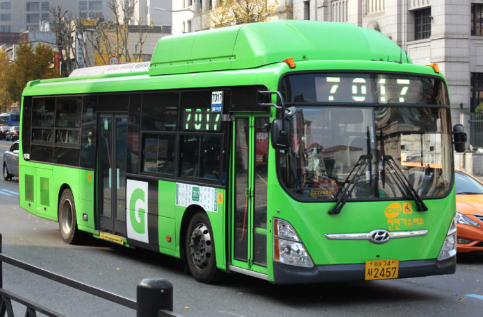 Seoul Metro buses.