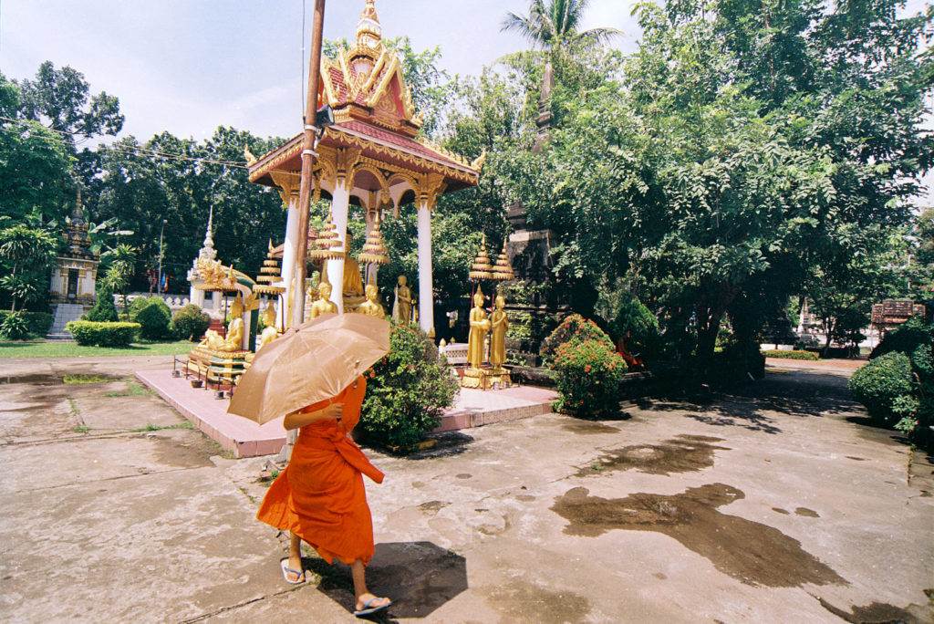 Buddhist monk laos