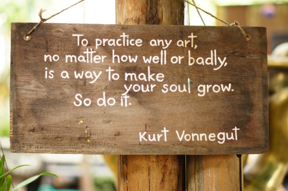 Inspirational artist quote