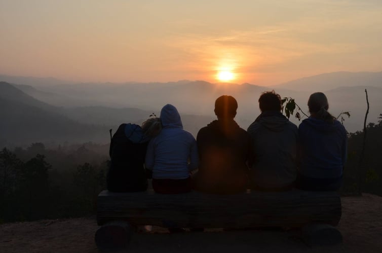 Sunrise in Chiang Mai, Thailand