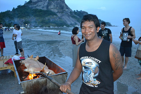Thai people love to Braai