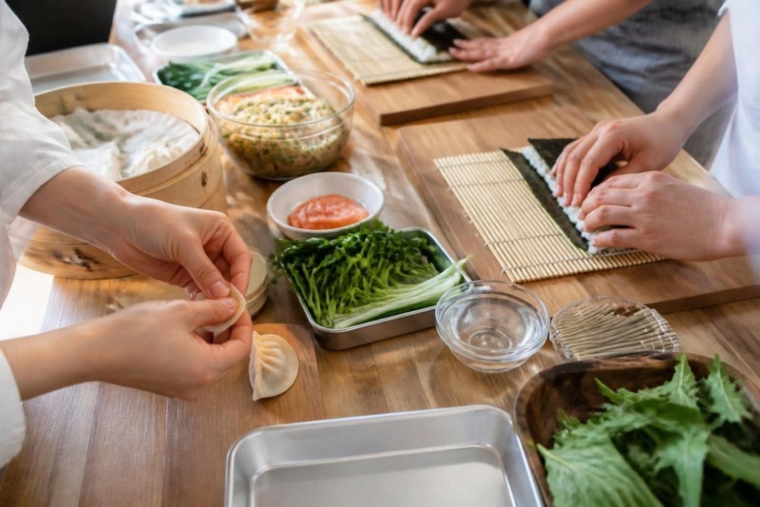 Orientation week in Nagoya starts you off with a Japanese cooking class and a walking tour of the city with your group.