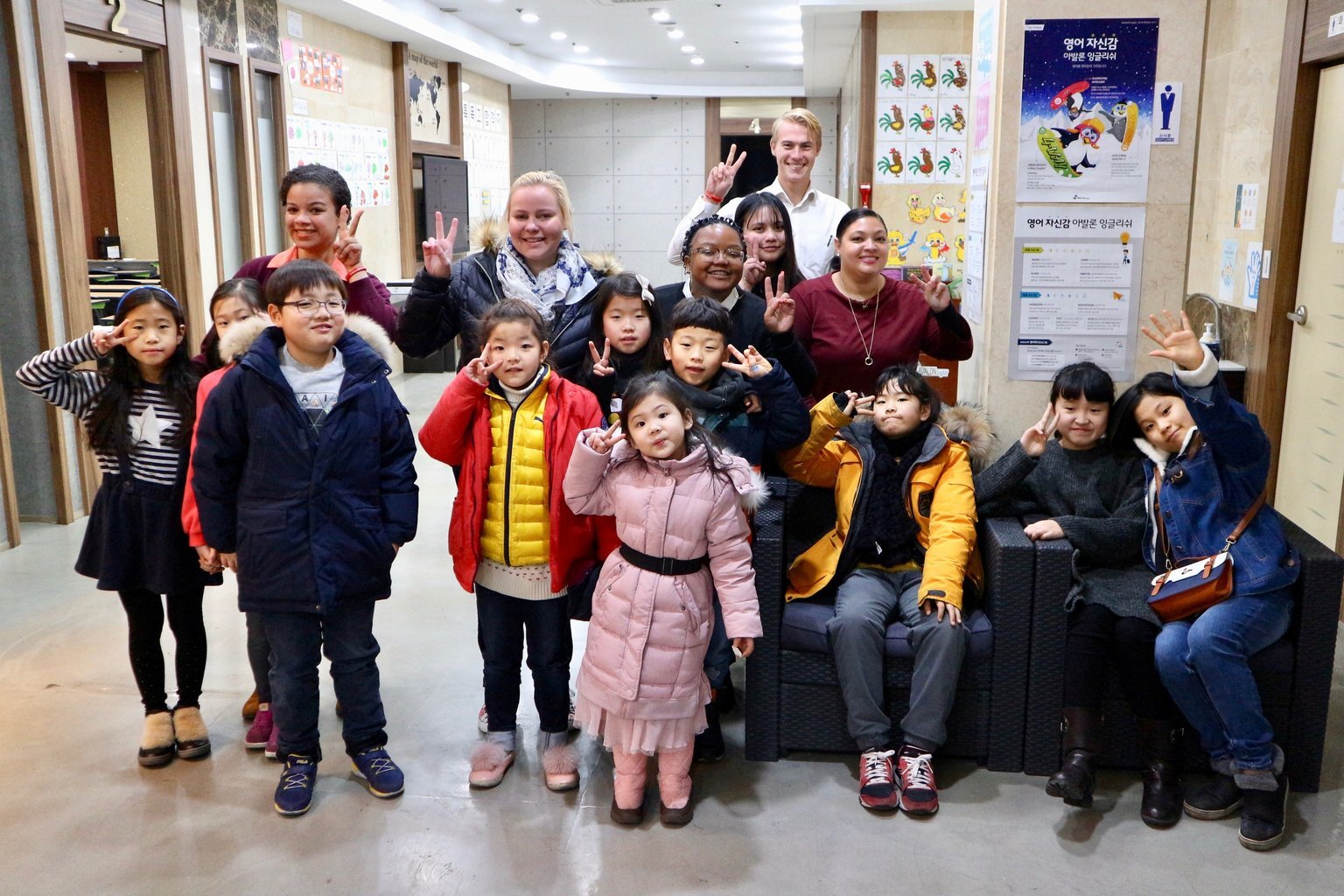 Your days revolve around English camps: games, activities and conversation practice with local students.