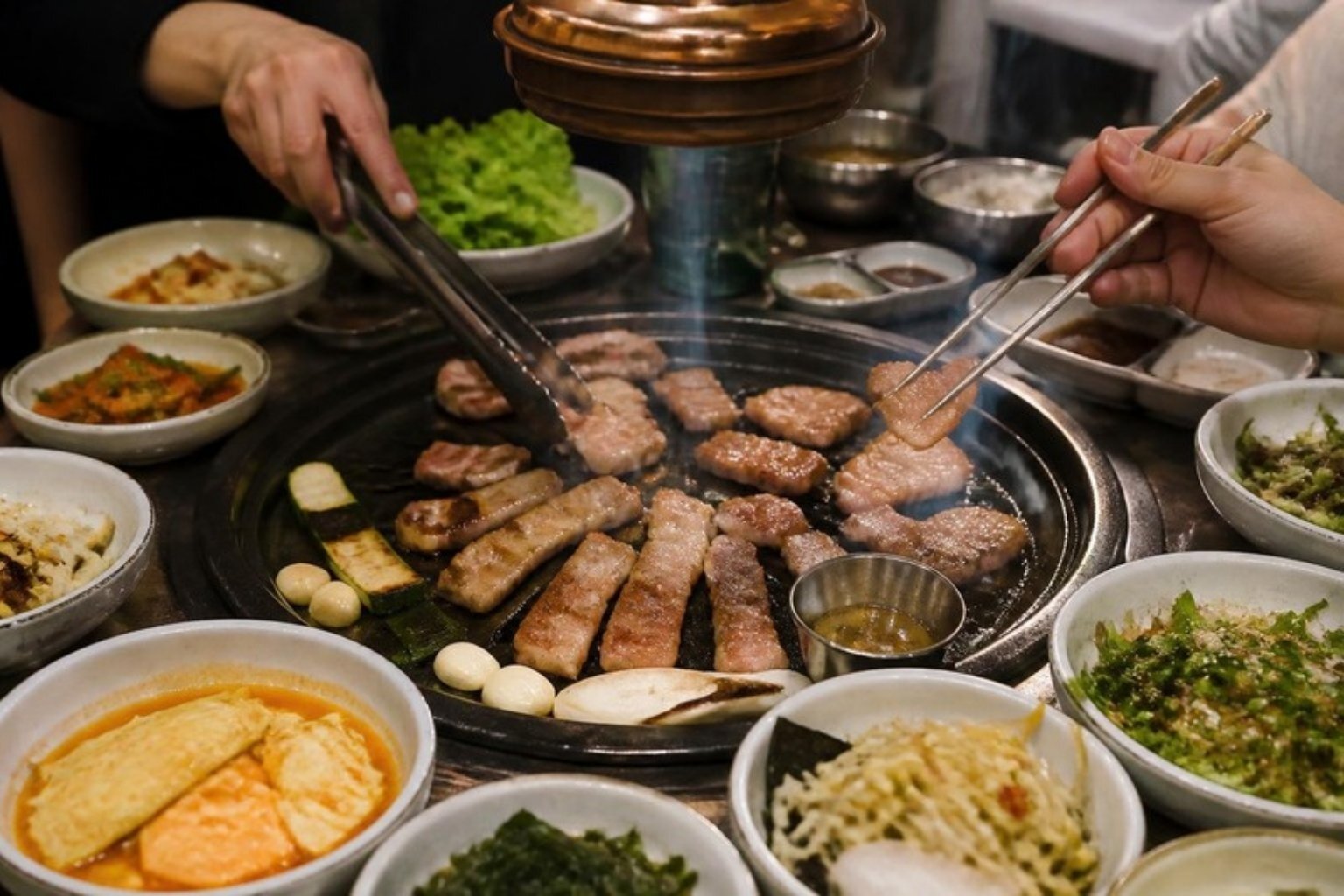 Celebrate your arrival with a Korean BBQ welcome dinner, then travel together between camps in Incheon, Seoul and Jeonju.