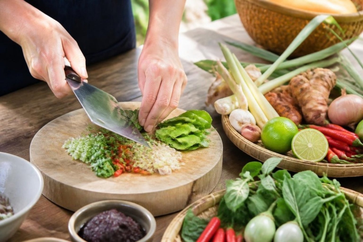 Orientation week in Hua Hin starts you off with Thai language, cooking and Muay Thai classes alongside your group.