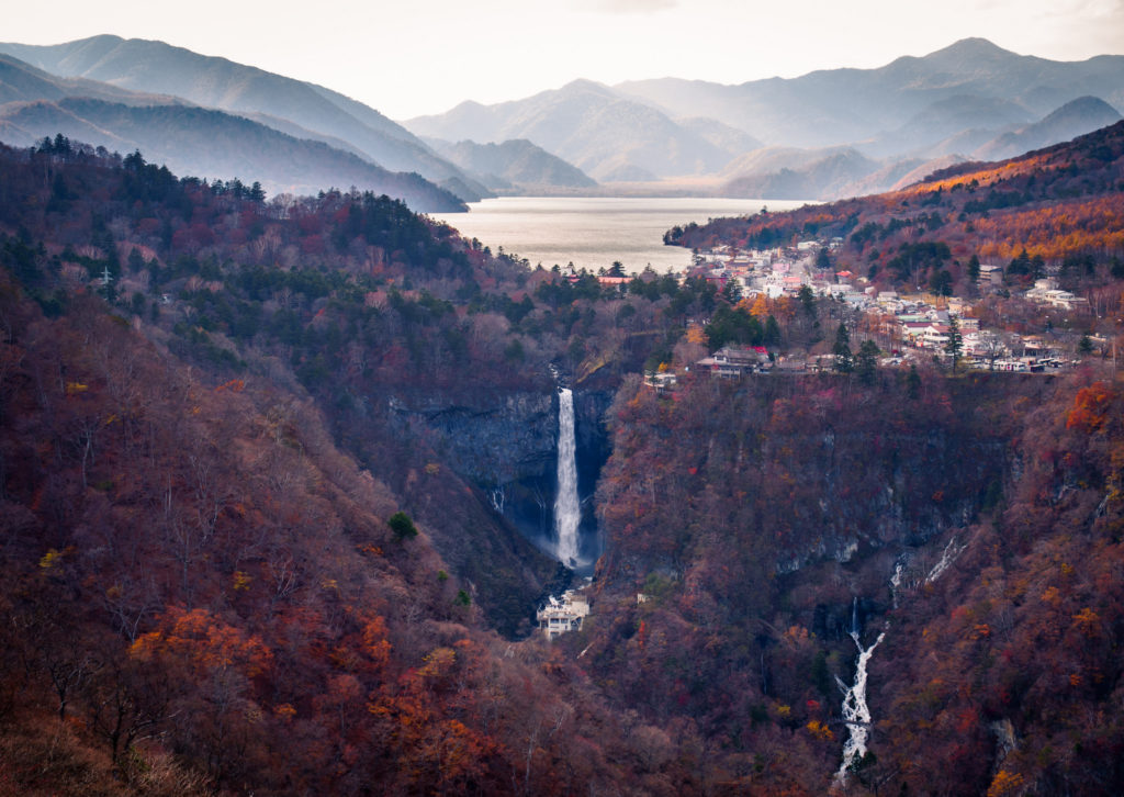 Kegon Falls in Nikko National Park, Japan