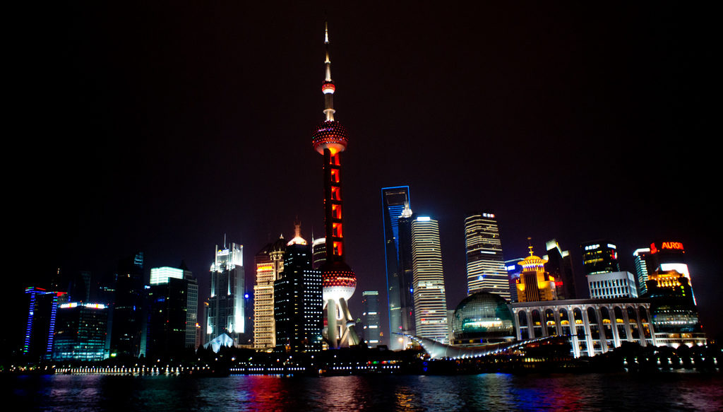 Shanghai's Skyline at night