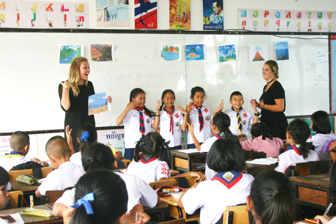 Classroom training in Thailand