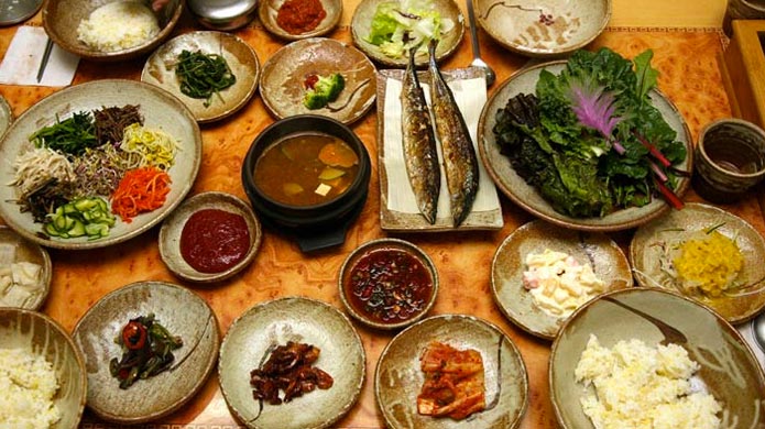 Experience Traditional South Korean food - the land of the side dish!