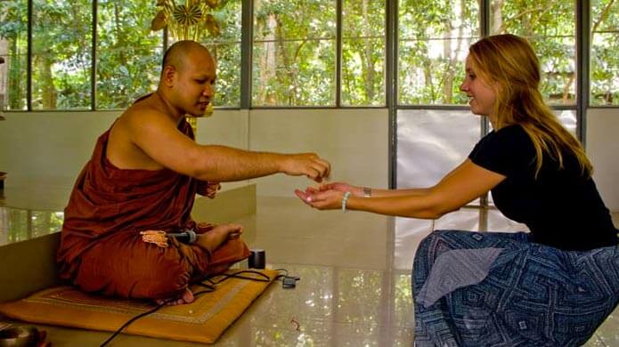 Meet Buddhist monks