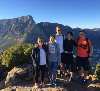 TravelBud Staff Hiking Lions Head in Cape Town South Africa
