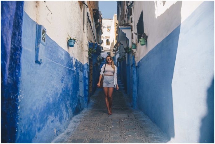 So much color and love in the majestic Moroccan streets of Chef chaouen.