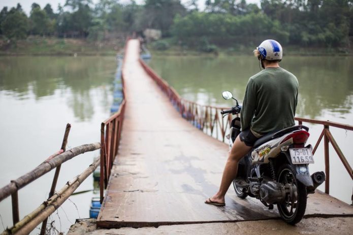 Hue, Vietnam. Motorbike