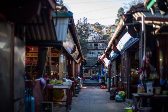 Sapa bars and restaurants, vietnam.