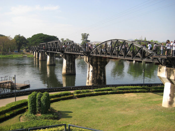 bridge over the river Kwai, Thailand