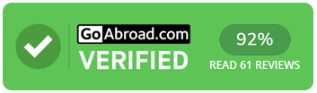 TravelBud on GoAbroad 92% Rating based on 50 Reviews