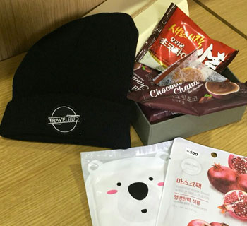 TravelBud's giftpack to students