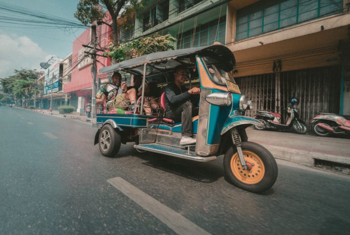Bangkok City Guide - Riding a Tuk Tuk taxi