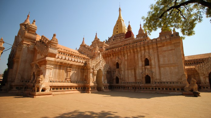 Exterior of Ananda Temple, Bagan