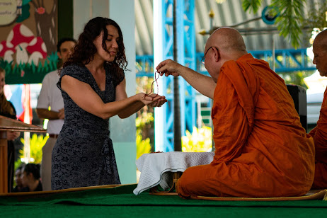 Teachers in Thailand learn about Buddhism during their cultural orientation