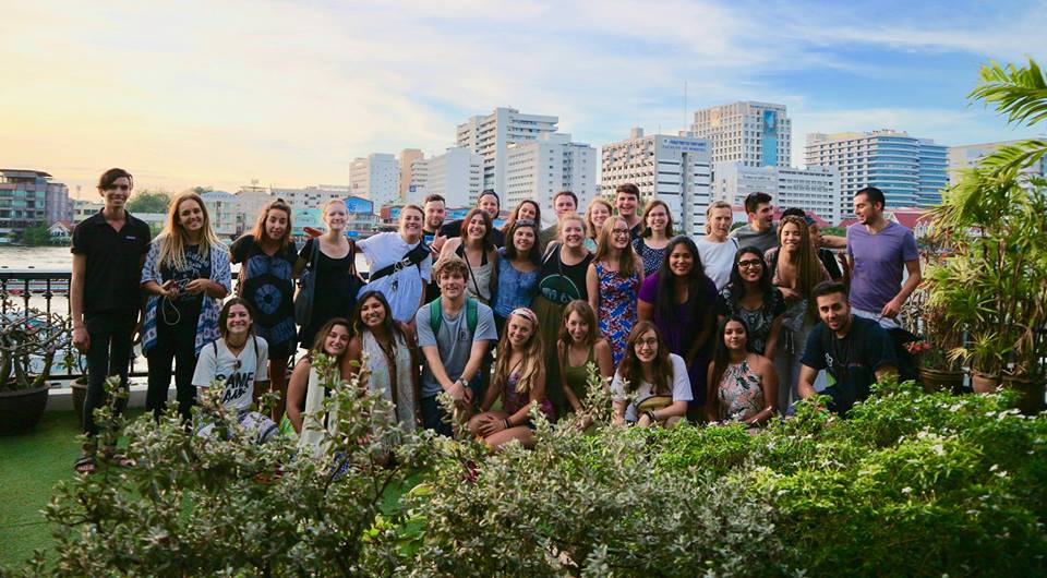 TEFL students from all over the world pose for a photo in Ho Chi Minh City in Vietnam