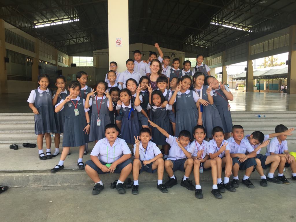 American teaching abroad in Thailand