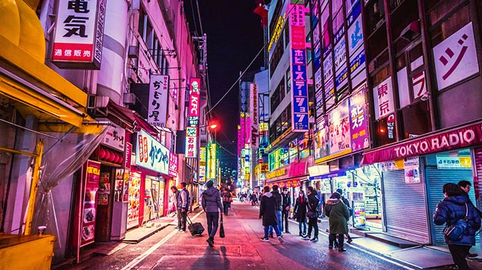 Tokyo at night