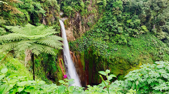 Costa Rican waterfall