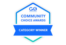 TravelBud GoOverseas Community Choice Award Winner