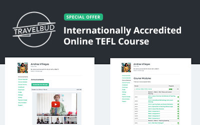 TravelBud Online TEFL Special Offer