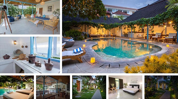 Jeges House Accommodation in Sanur, Bali.