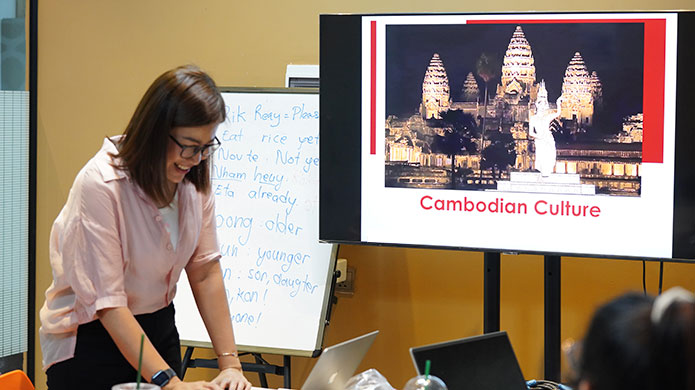 Information and discussion about Thai/Cambodian culture, history, politics, and society to provide exposure and help students navigate their new environment.