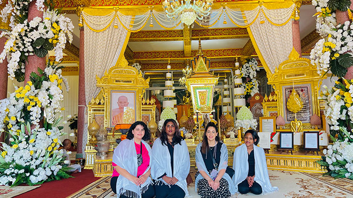 Visit to Buddhist Temple to learn about Religion in Cambodia